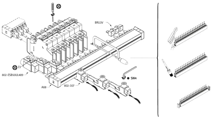 Amphenol FTG ULCut Busbar Accessories